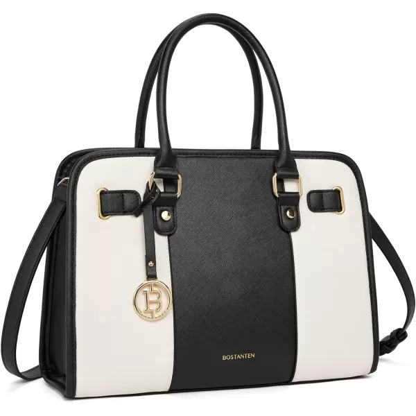 BOSTANTEN Leather Handbags for Women Designer Satchel Purses Top Handle Tote Work Shoulder Bags
