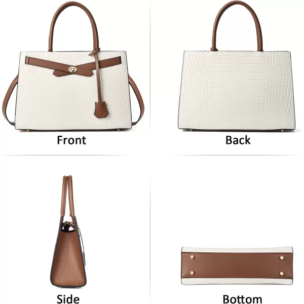 BOSTANTEN Leather Handbags for Women Designer Satchel Purses Top Handle Tote Work Shoulder Bags