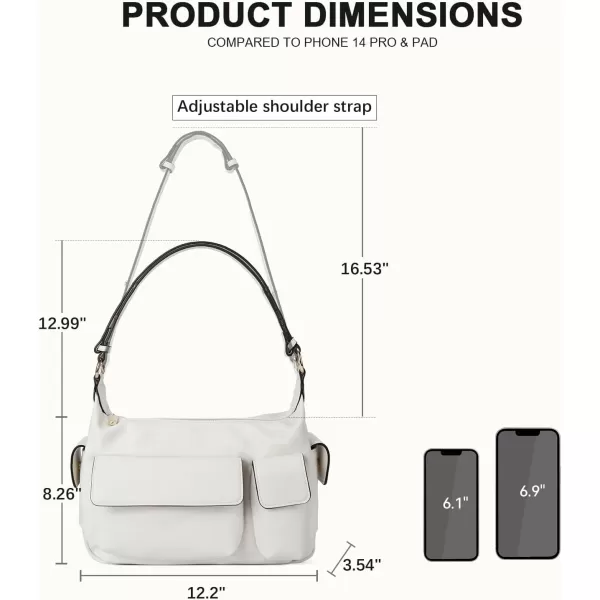 BOSTANTEN Shoulder Bag for Women Trendy Vegan Leather Hobo Purses with Multiple Pockets