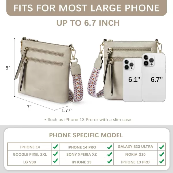 BOSTANTEN Small Crossbody Phone Purses for Women Crossbody Bags Trendy Leather Shoulder Handbag with Card Slots