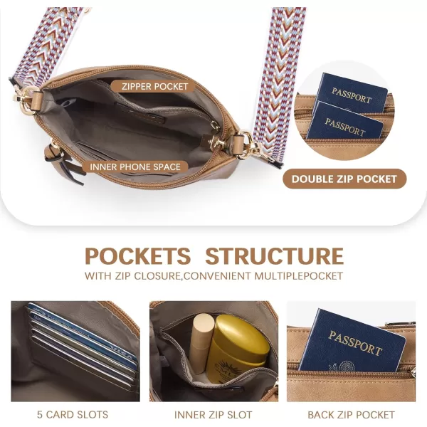 BOSTANTEN Small Crossbody Phone Purses for Women Crossbody Bags Trendy Leather Shoulder Handbag with Card Slots