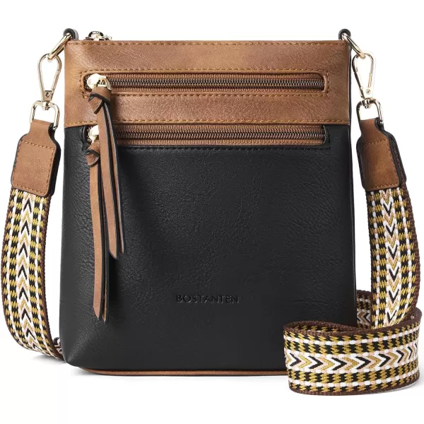 BOSTANTEN Small Crossbody Phone Purses for Women Crossbody Bags Trendy Leather Shoulder Handbag with Card Slots