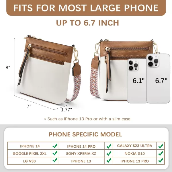 BOSTANTEN Small Crossbody Phone Purses for Women Crossbody Bags Trendy Leather Shoulder Handbag with Card Slots