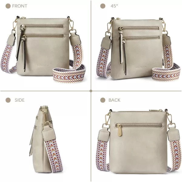 BOSTANTEN Small Crossbody Phone Purses for Women Crossbody Bags Trendy Leather Shoulder Handbag with Card Slots