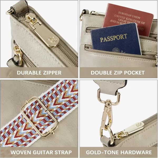 BOSTANTEN Small Crossbody Phone Purses for Women Crossbody Bags Trendy Leather Shoulder Handbag with Card Slots