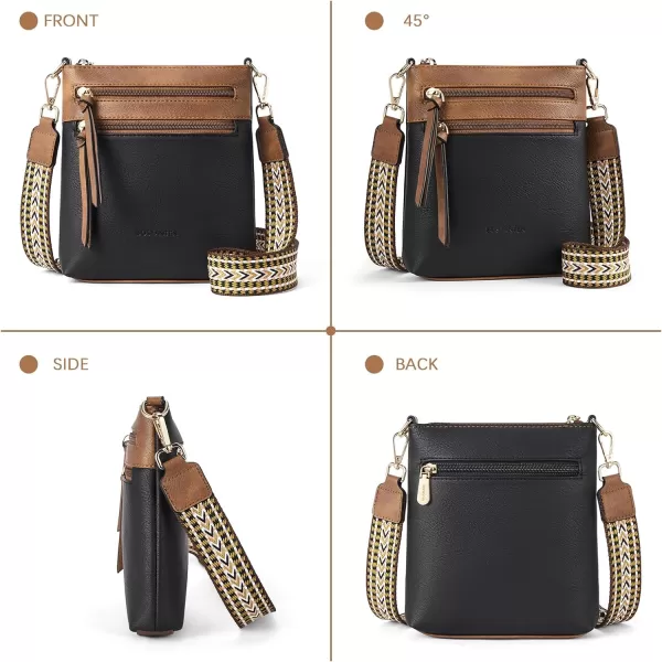 BOSTANTEN Small Crossbody Phone Purses for Women Crossbody Bags Trendy Leather Shoulder Handbag with Card Slots