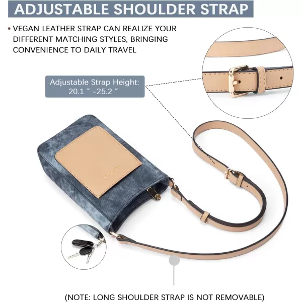 BOSTANTEN Small Crossbody Purses for Women Trendy Cell Phone Bag Leather Handbags with Adjustable Strap
