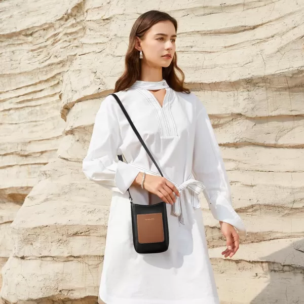 BOSTANTEN Small Crossbody Purses for Women Trendy Cell Phone Bag Leather Handbags with Adjustable Strap