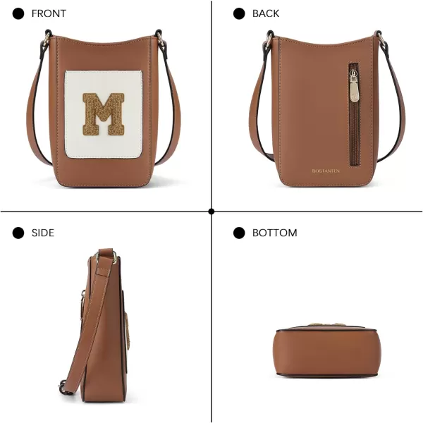 BOSTANTEN Small Crossbody Purses for Women Trendy Cell Phone Bag Leather Handbags with Adjustable Strap