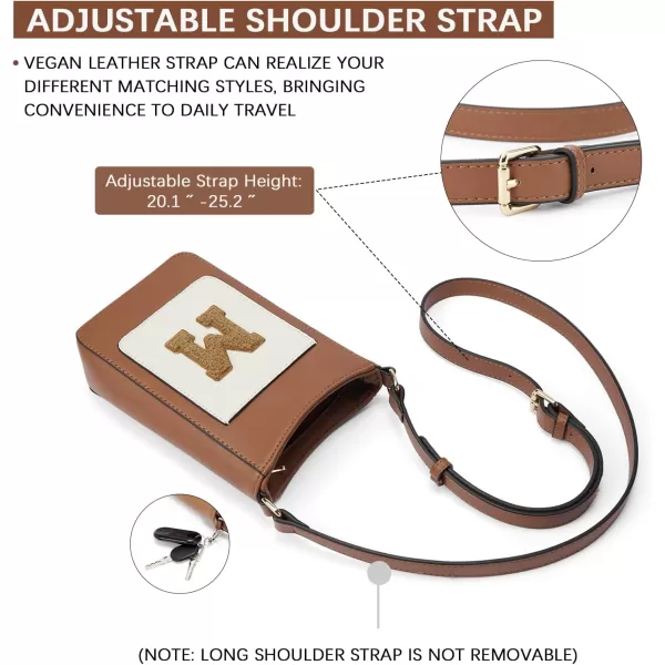 BOSTANTEN Small Crossbody Purses for Women Trendy Cell Phone Bag Leather Handbags with Adjustable Strap