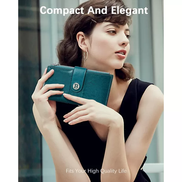 BOSTANTEN Womens Leather Wallets RFID Blocking Large Capacity Trifold Card Holder Ladies Phone Clutch