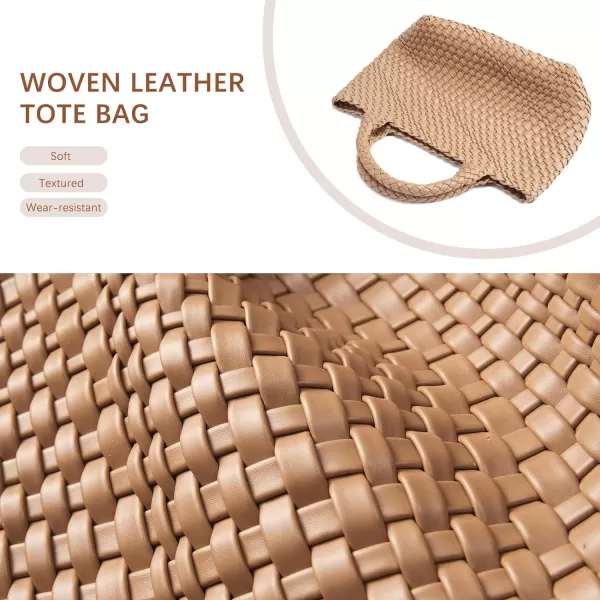 BOSTANTEN Woven Bags for Women Large Leather Tote Bag Summer Beach Travel Handbags Shopper Shoulder Bag Trendy