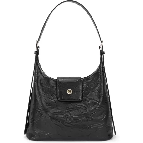 BOSTANTEN Crossbody Hobo Bag for Women Trendy Leather Shoulder Purses Adjustable Strap