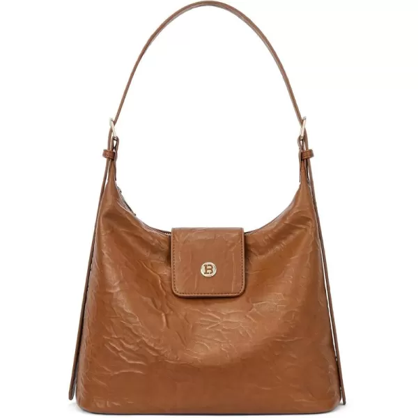 BOSTANTEN Crossbody Hobo Bag for Women Trendy Leather Shoulder Purses Adjustable Strap