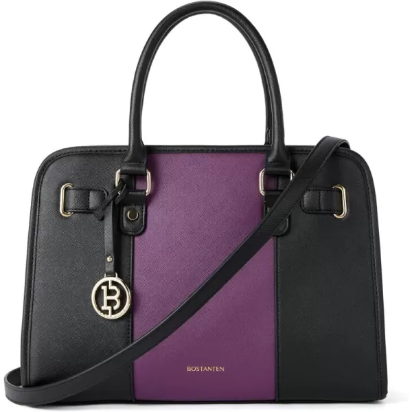 BOSTANTEN Leather Handbags for Women Designer Satchel Purses Top Handle Tote Work Shoulder Bags