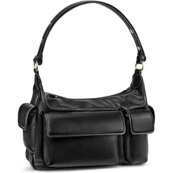BOSTANTEN Shoulder Bag for Women Trendy Vegan Leather Hobo Purses with Multiple Pockets