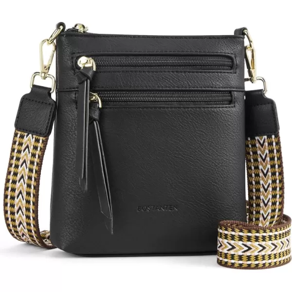 BOSTANTEN Small Crossbody Phone Purses for Women Crossbody Bags Trendy Leather Shoulder Handbag with Card Slots