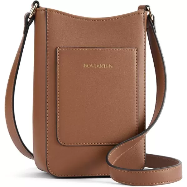 BOSTANTEN Small Crossbody Purses for Women Trendy Cell Phone Bag Leather Handbags with Adjustable Strap