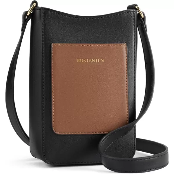 BOSTANTEN Small Crossbody Purses for Women Trendy Cell Phone Bag Leather Handbags with Adjustable Strap