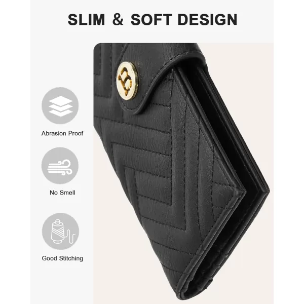 BOSTANTEN Slim Wallet Women Leather RFID Blocking Credit Card Holder Bifold Thin Wallet with Zipper Pocket Pink