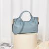 imageBOSTANTEN Genuine Leather Purses for Women Designer Handbags Crossbody Shoulder Bags Top Handle Satchel with Adjustable StrapBlue