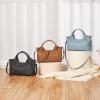 imageBOSTANTEN Genuine Leather Purses for Women Designer Handbags Crossbody Shoulder Bags Top Handle Satchel with Adjustable StrapBrown