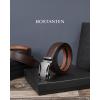 imageBOSTANTEN Mens Belt Leather Ratchet Belt For Men Dress and Casual with Adjustable Buckle Trim to Fit001coffee