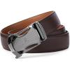 imageBOSTANTEN Mens Belt Leather Ratchet Belt For Men Dress and Casual with Adjustable Buckle Trim to Fit001coffee