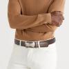 imageBOSTANTEN Mens Belt Leather Ratchet Belt For Men Dress and Casual with Adjustable Buckle Trim to Fit001coffee