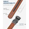 imageBOSTANTEN Mens Belt Leather Ratchet Belt For Men Dress and Casual with Adjustable Buckle Trim to Fit003black With Apricot