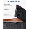 imageBOSTANTEN Mens Belt Leather Ratchet Belt For Men Dress and Casual with Adjustable Buckle Trim to Fit003black With Coffee