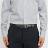 imageBOSTANTEN Mens Belt Leather Ratchet Belt For Men Dress and Casual with Adjustable Buckle Trim to Fit004black