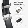 imageBOSTANTEN Mens Belt Leather Ratchet Belt For Men Dress and Casual with Adjustable Buckle Trim to Fit005black