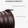imageBOSTANTEN Mens Belt Leather Ratchet Belt For Men Dress and Casual with Adjustable Buckle Trim to Fit005coffee