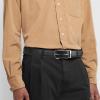 imageBOSTANTEN Mens Belt Leather Ratchet Belt For Men Dress and Casual with Adjustable Buckle Trim to Fit006black
