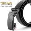 imageBOSTANTEN Mens Belt Leather Ratchet Belt For Men Dress and Casual with Adjustable Buckle Trim to Fit008black