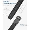 imageBOSTANTEN Mens Belt Leather Ratchet Belt For Men Dress and Casual with Adjustable Buckle Trim to Fit009black  Blue