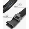 imageBOSTANTEN Mens Belt Leather Ratchet Belt For Men Dress and Casual with Adjustable Buckle Trim to Fit009black  Blue