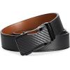 imageBOSTANTEN Mens Belt Leather Ratchet Belt For Men Dress and Casual with Adjustable Buckle Trim to Fit010 Blackbrown