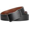 imageBOSTANTEN Mens Belt Leather Ratchet Belt For Men Dress and Casual with Adjustable Buckle Trim to Fit011  Black