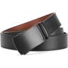 imageBOSTANTEN Mens Belt Leather Ratchet Belt For Men Dress and Casual with Adjustable Buckle Trim to Fit012  Black  Brown