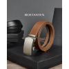 imageBOSTANTEN Mens Belt Leather Ratchet Belt For Men Dress and Casual with Adjustable Buckle Trim to Fit014  All Brown