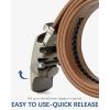 imageBOSTANTEN Mens Belt Leather Ratchet Belt For Men Dress and Casual with Adjustable Buckle Trim to Fit014  All Brown