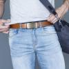 imageBOSTANTEN Mens Belt Leather Ratchet Belt For Men Dress and Casual with Adjustable Buckle Trim to Fit014  All Brown