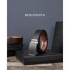 imageBOSTANTEN Mens Belt Leather Ratchet Belt For Men Dress and Casual with Adjustable Buckle Trim to Fit014  Black  Brown