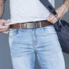 imageBOSTANTEN Mens Belt Leather Ratchet Belt For Men Dress and Casual with Adjustable Buckle Trim to Fit015  All Brown