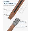 imageBOSTANTEN Mens Belt Leather Ratchet Belt For Men Dress and Casual with Adjustable Buckle Trim to Fit016  Vintage Brown