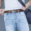 imageBOSTANTEN Mens Belt Leather Ratchet Belt For Men Dress and Casual with Adjustable Buckle Trim to Fit016  Vintage Brown