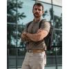 imageBOSTANTEN Mens Belt Leather Ratchet Belt For Men Dress and Casual with Adjustable Buckle Trim to Fit019  Light Brown