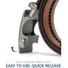 imageBOSTANTEN Mens Belt Leather Ratchet Belt For Men Dress and Casual with Adjustable Buckle Trim to Fit020  Dark Brown